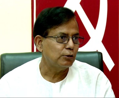 হাসিম আবদুল হালিম স্মারক বক্তৃতায় বক্তব্য রাখছেন সিপিআই(এম) রাজ্য সম্পাদক কমরেড মহম্মদ সেলিম