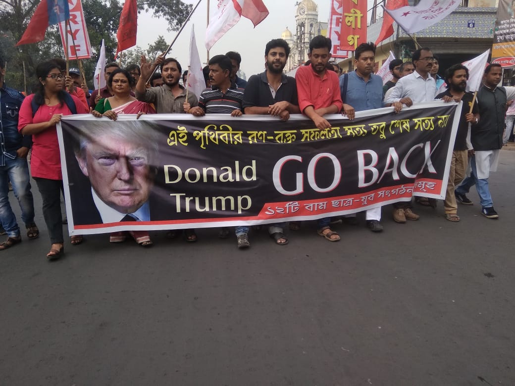 Go Back Trump Rally on Kolkata (24/02/2020)