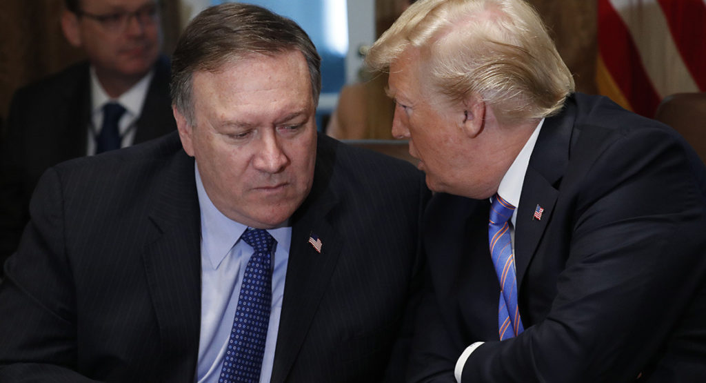 Pompeo and Trump